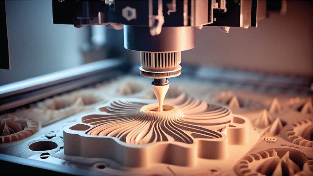 Sản xuất bồi đắp (AM) còn được gọi là in 3D là một quy trình sản xuất xây dựng các vật thể từng lớp một bằng cách sử dụng các mô hình 3D kỹ thuật số làm bản thiết kế. Thay vì sản xuất trừ, sản xuất bồi đắp bổ sung vật liệu để xây dựng sản phẩm cuối cùng.